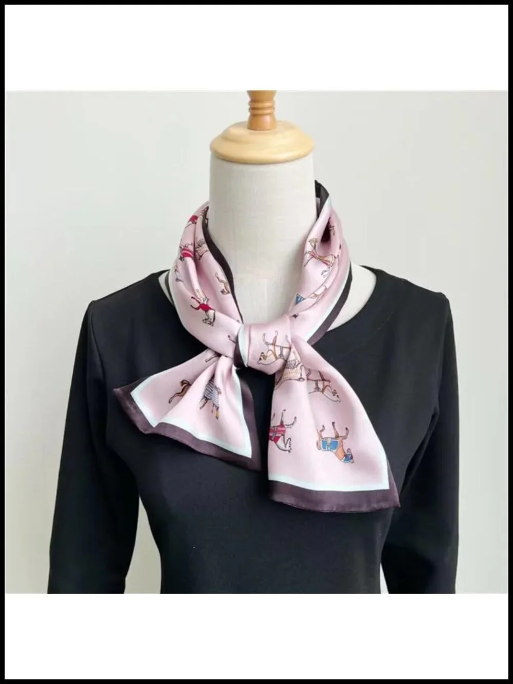 100% Silk Scarf Long Oblong Shawl for Women - Hair Wrap Neck Scarf Gift